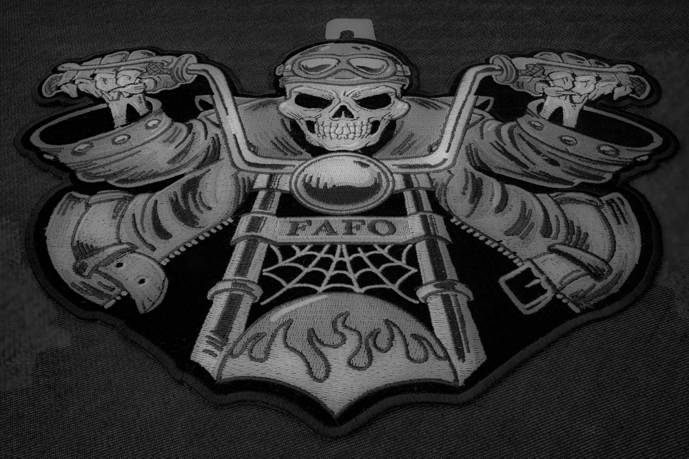 Skeleton Rider FAFO Patch